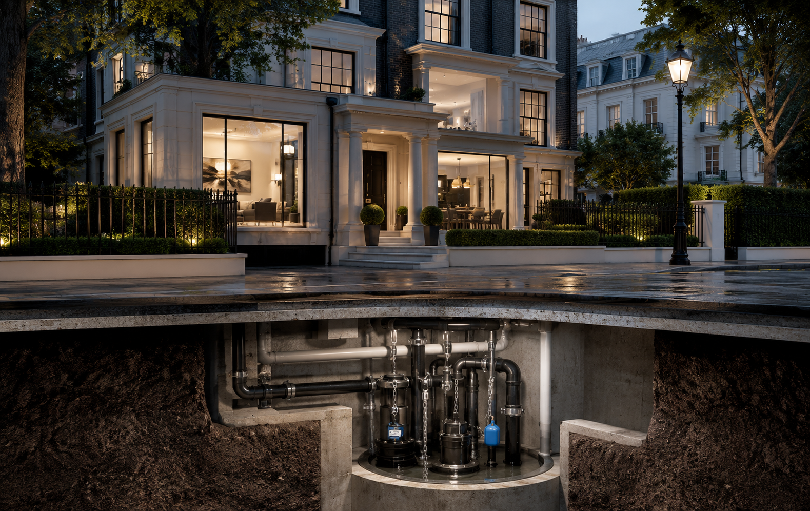 london basement pumps 